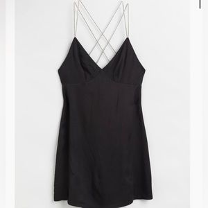 Rhinestone Strap Mini Dress